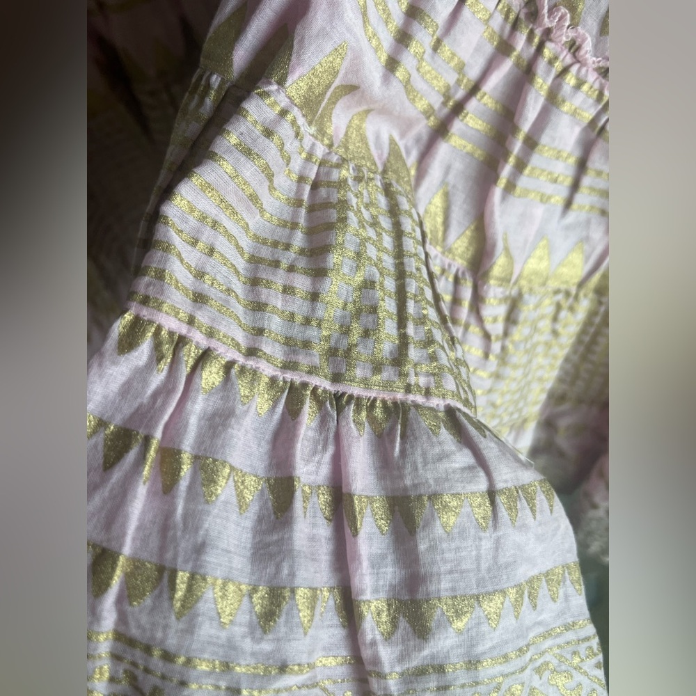 RARE Pep’s Cannes Limited Edition Gold Lamé & Lace Inset Dress - S - Picture 9 of 13